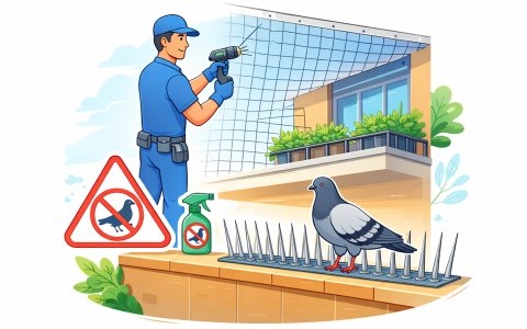 Birds Control (Pigeon Net / Pigeon Spikes)